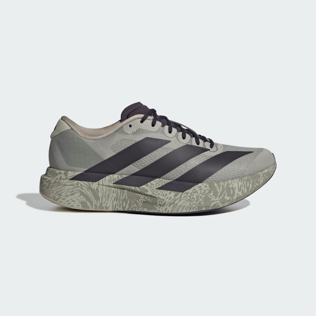 Adidas Men's Adizero EVO SL Shoes - Sesame / Aurora Black / Silver Pebble - Image 1
