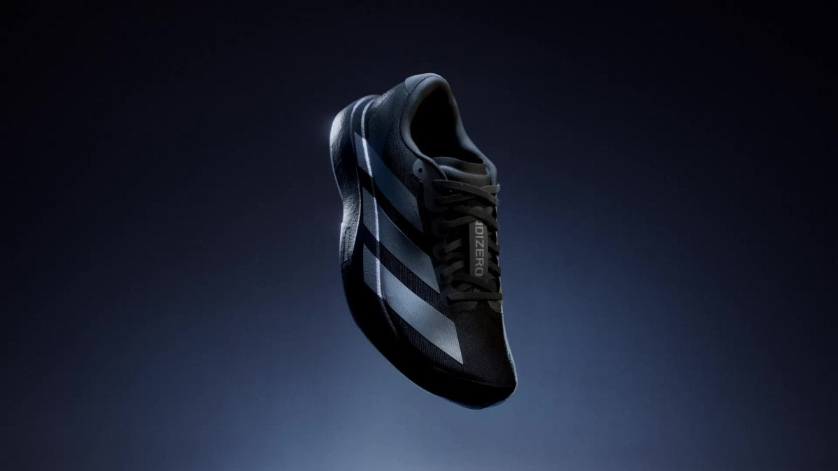 Adidas Women's Adizero EVO SL Shoes - Core Black / Iron Metallic / Core Black - Image 2