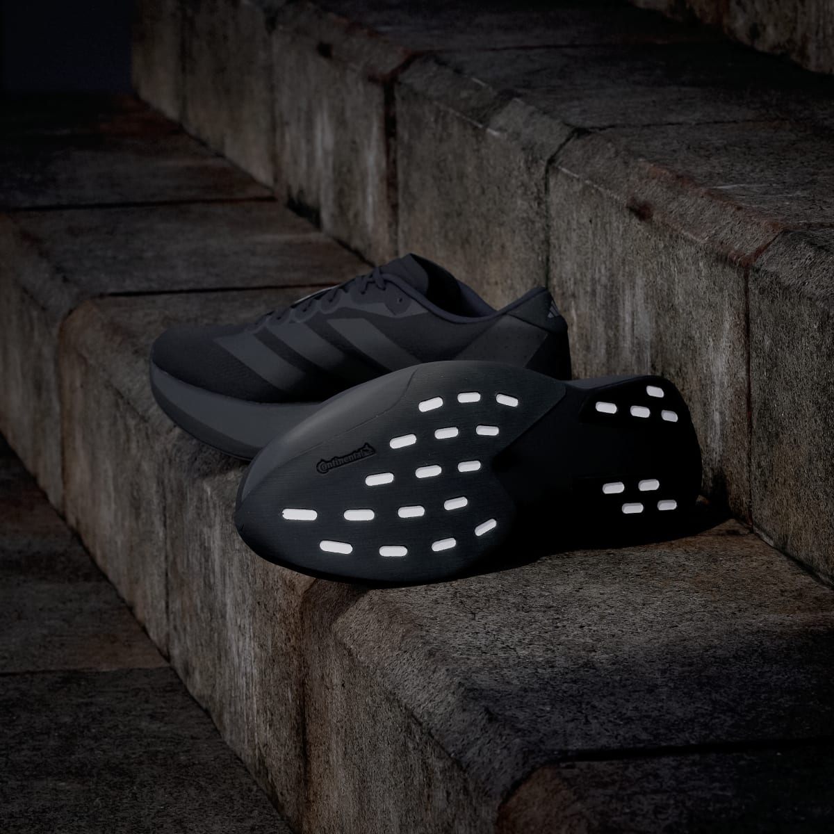 Adidas Men's Adizero EVO SL Shoes - Core Black / Core Black / Iron Metallic - Image 4