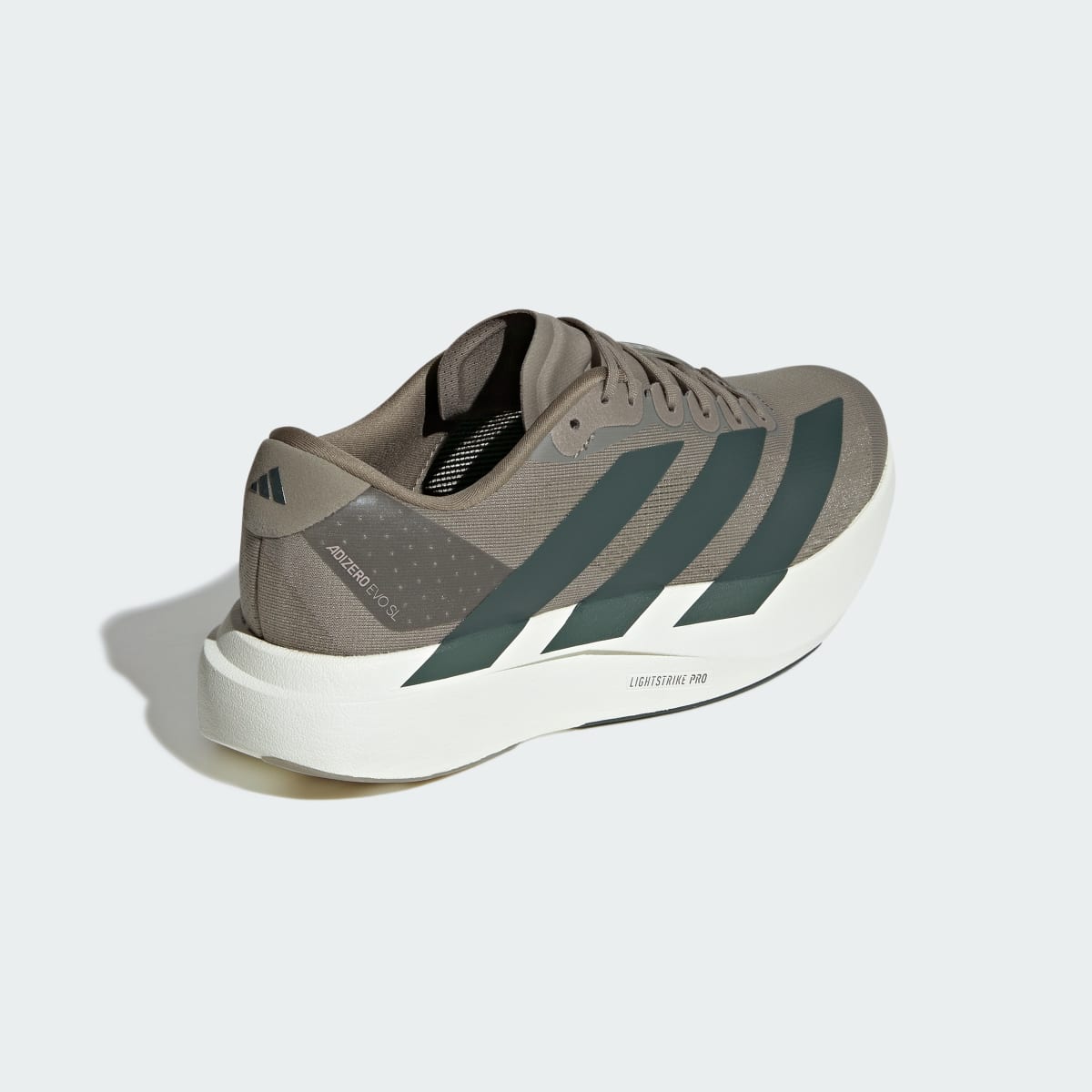 Adidas Men's Adizero EVO SL Shoes - Clay / Legend Ivy / Light Brown - Image 5