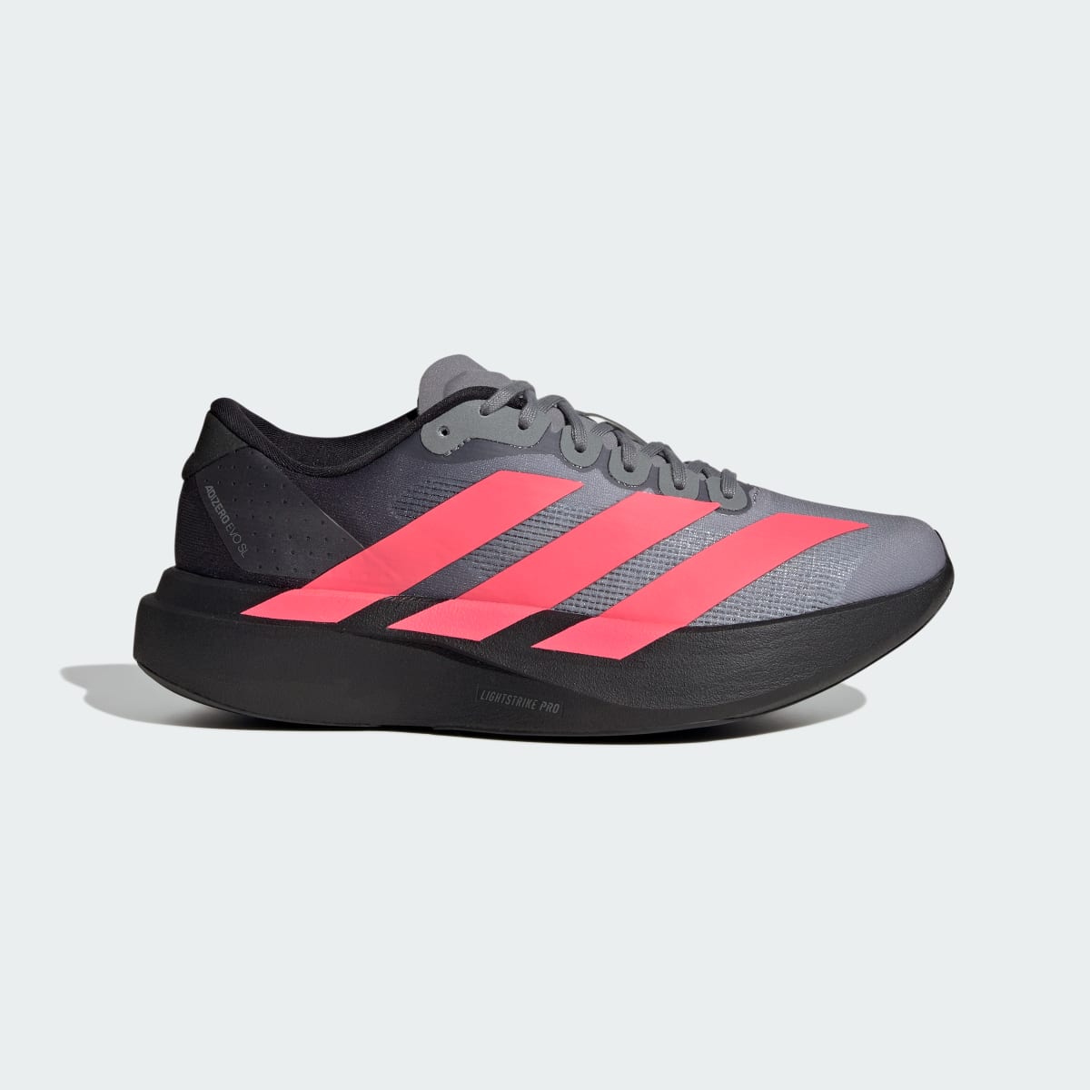 Adidas Women's Adizero EVO SL Shoes - Grey / Solar Turbo / Light Onix - Image 1