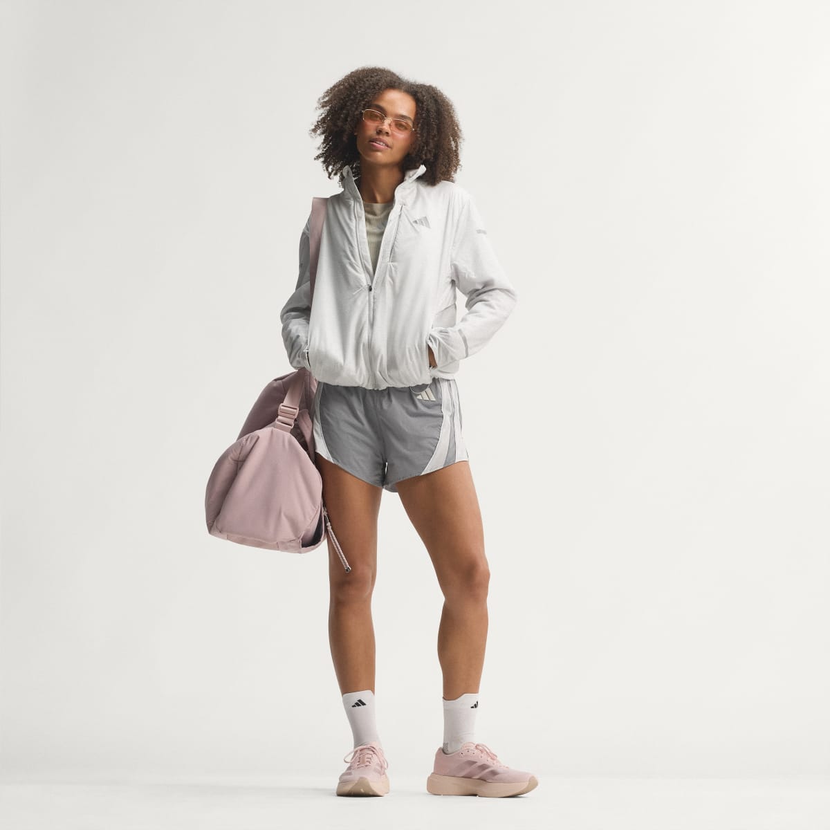 Adidas Women's Adizero EVO SL Shoes - Wonder Quartz / Grey / Wonder Taupe - Image 6
