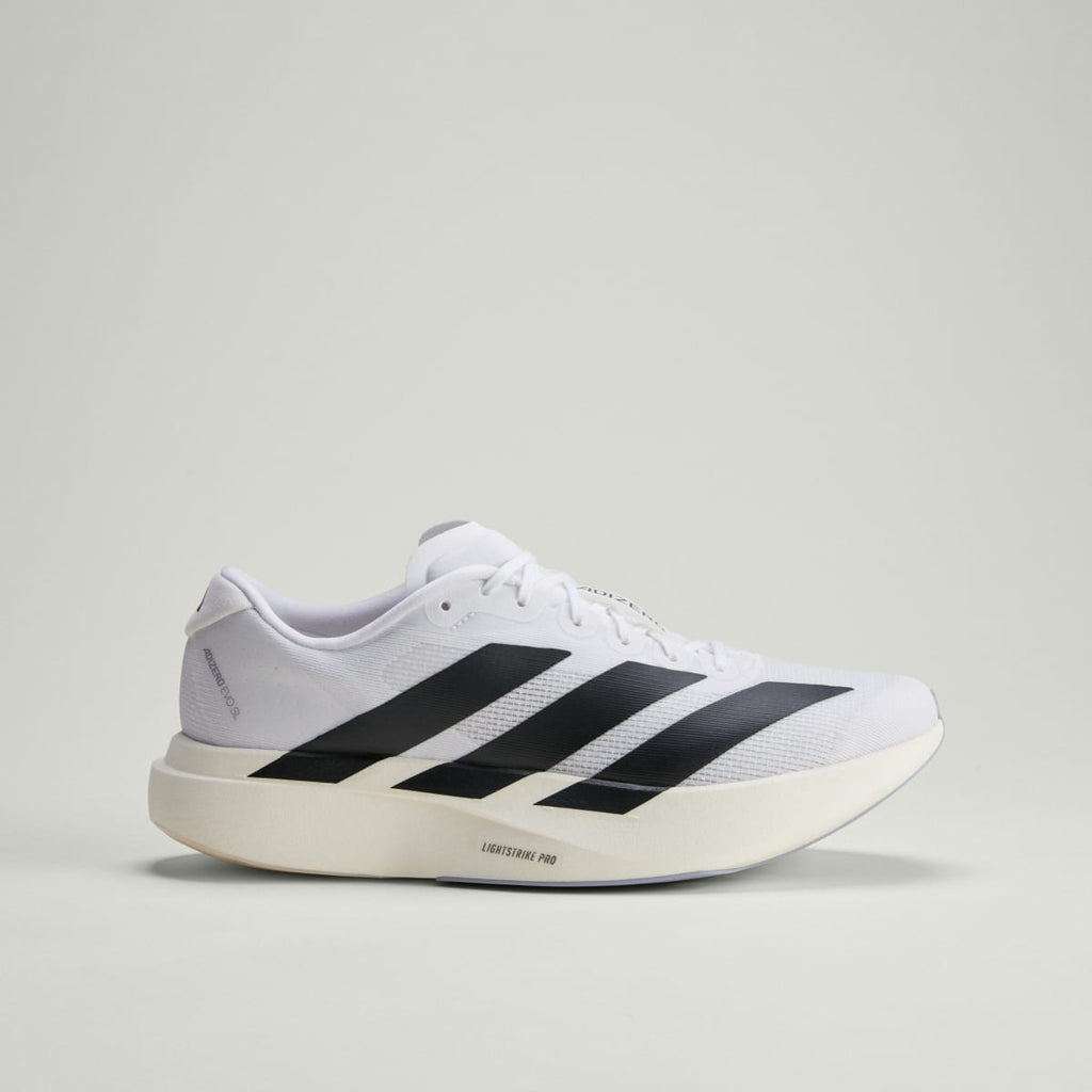 Adidas Men's Adizero EVO SL Shoes - Cloud White / Core Black / Cloud White - Image 4