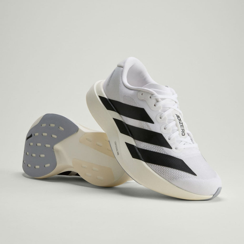 Adidas Women's Adizero EVO SL Shoes - Cloud White / Core Black / Cloud White - Image 1