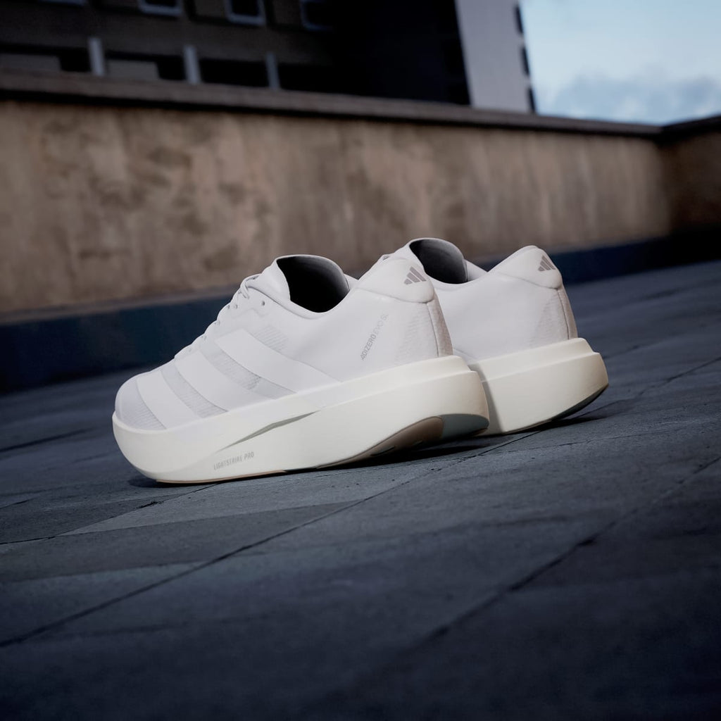 Adidas Men's Adizero EVO SL Shoes - Cloud White / Cloud White / Warm Sandstone - Image 6