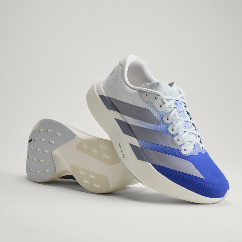 Adidas Men's Adizero EVO SL Woven Running Shoes - Lucid Blue / Slate / Crystal White - Image 1