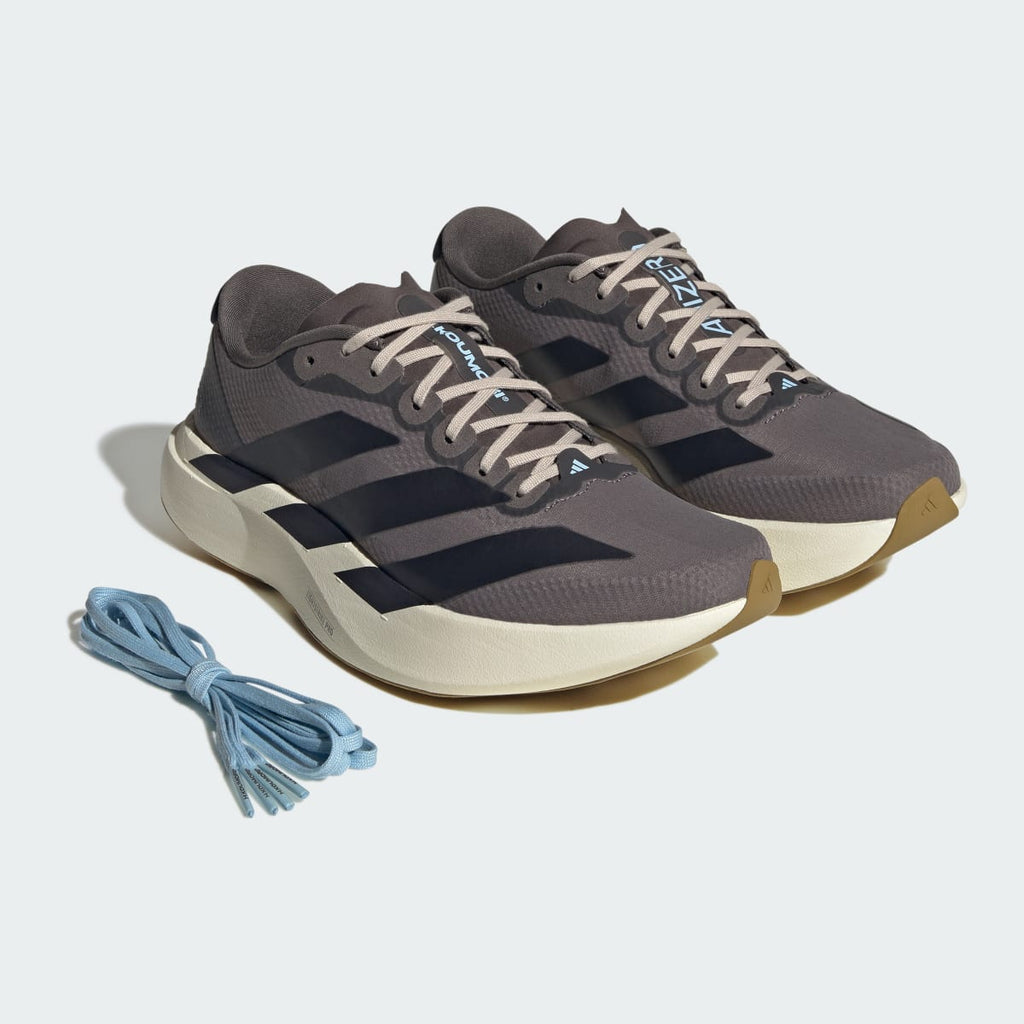 Adidas Women's Adizero EVO SL Woven Running Shoes - Charcoal / Night Grey / Clear Sky - Image 8