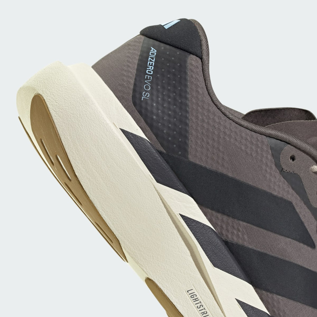 Adidas Women's Adizero EVO SL Woven Running Shoes - Charcoal / Night Grey / Clear Sky - Image 10