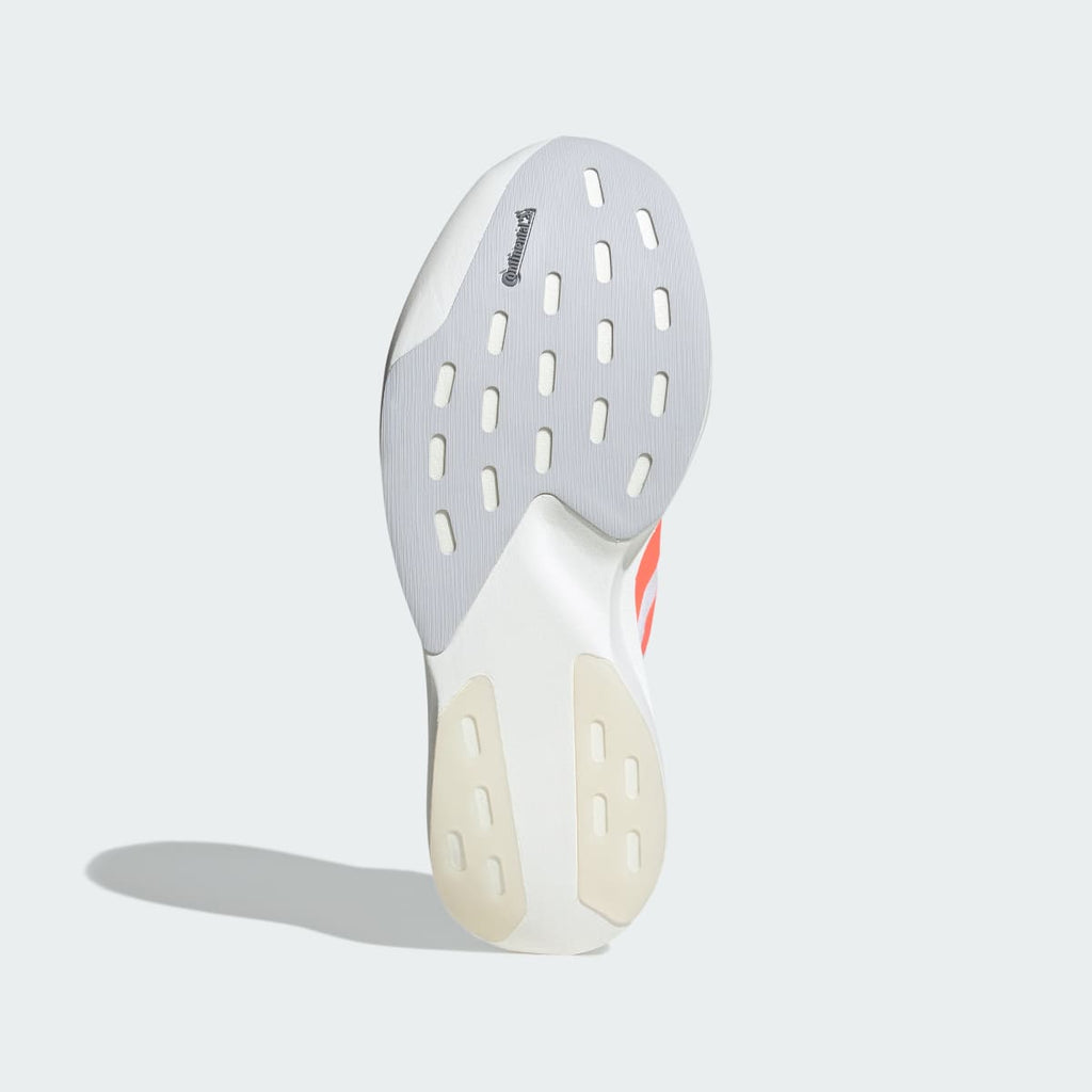 Adidas Men's Adizero EVO SL Woven Running Shoes - Cloud White / Lucid Orange / Lucid Red - Image 3
