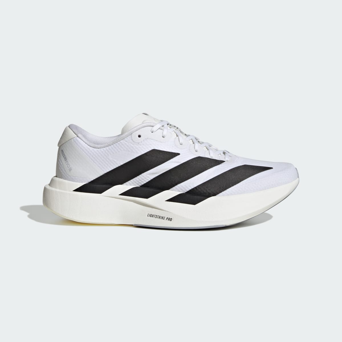 Adidas Women's Adizero EVO SL Woven Running Shoes - Cloud White / Core Black / Dash Grey - Image 1