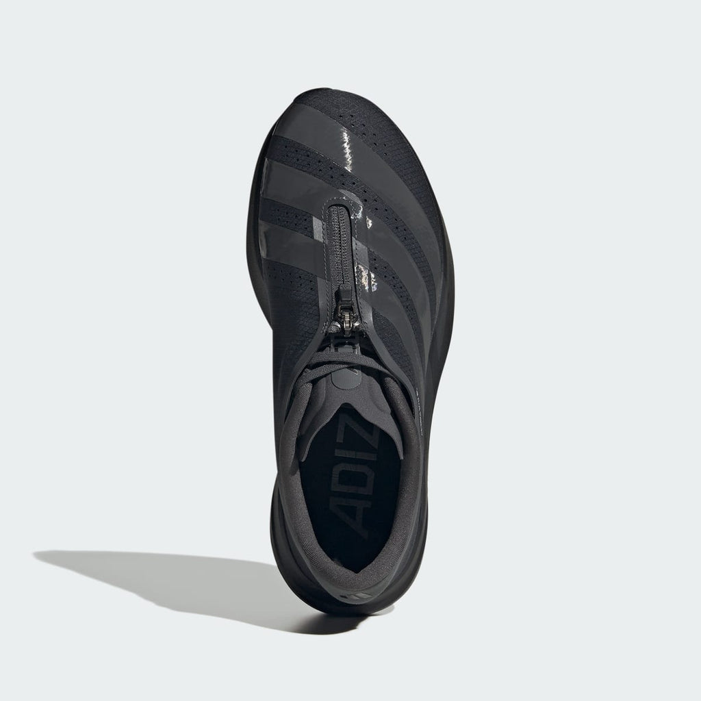 Adidas Women's Adizero EVO SL Zip Running Shoes - Core Black / Grey Six / Silver Metallic - Image 2