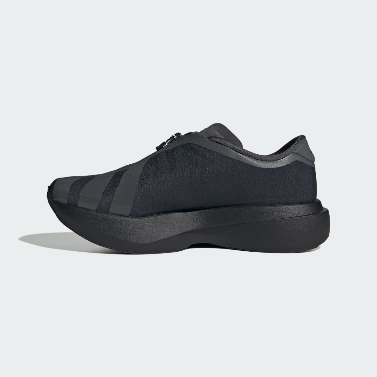 Adidas Women's Adizero EVO SL Zip Running Shoes - Core Black / Grey Six / Silver Metallic - Image 6