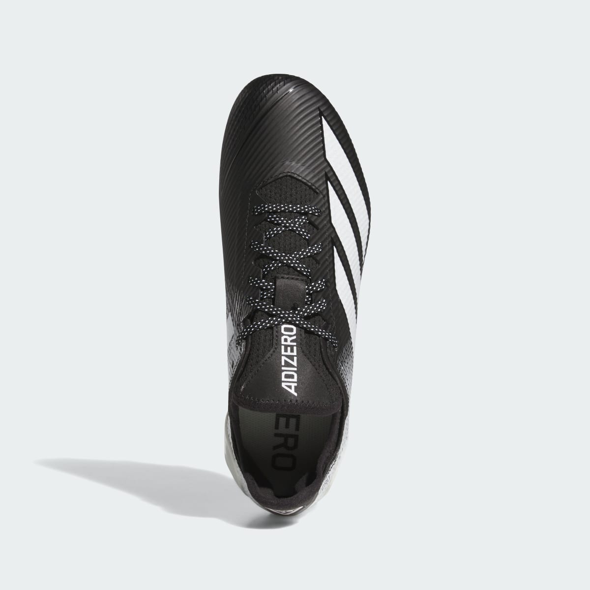 Adidas Men's Adizero Electric.1 II Football Cleats - Core Black / Cloud White / Core Black - Image 2