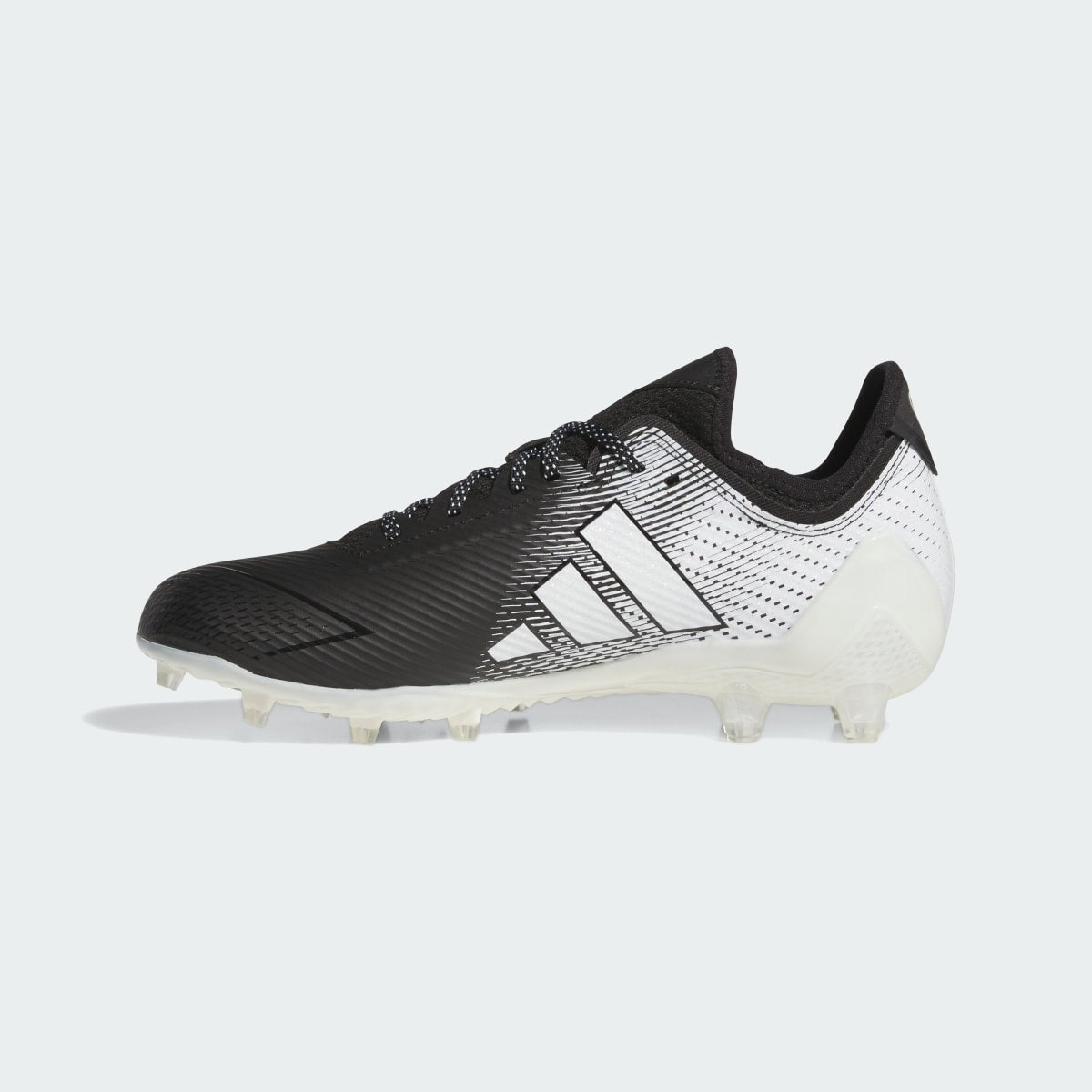 Adidas Men's Adizero Electric.1 II Football Cleats - Core Black / Cloud White / Core Black - Image 6