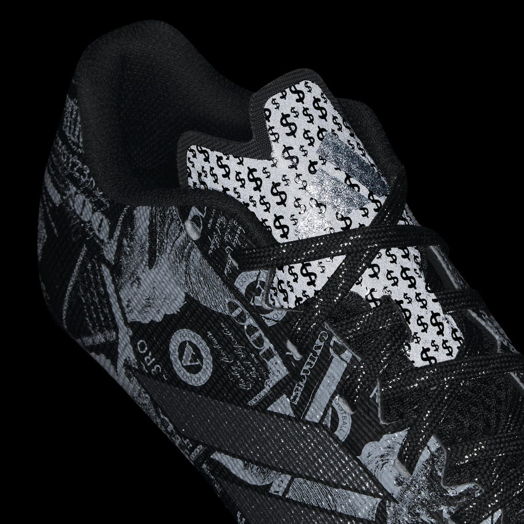 Adidas Kids' Adizero Electric.2 II Kids Football Cleats - Core Black / Iron Metallic / Cloud White - Image 8