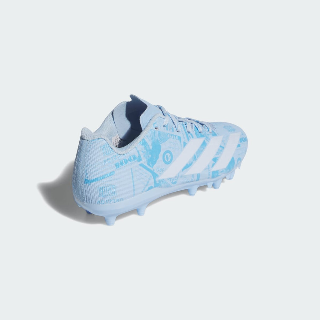 Adidas Kids' Adizero Electric.2 II Kids Football Cleats - Glow Blue / Crystal Sky / Cloud White - Image 6