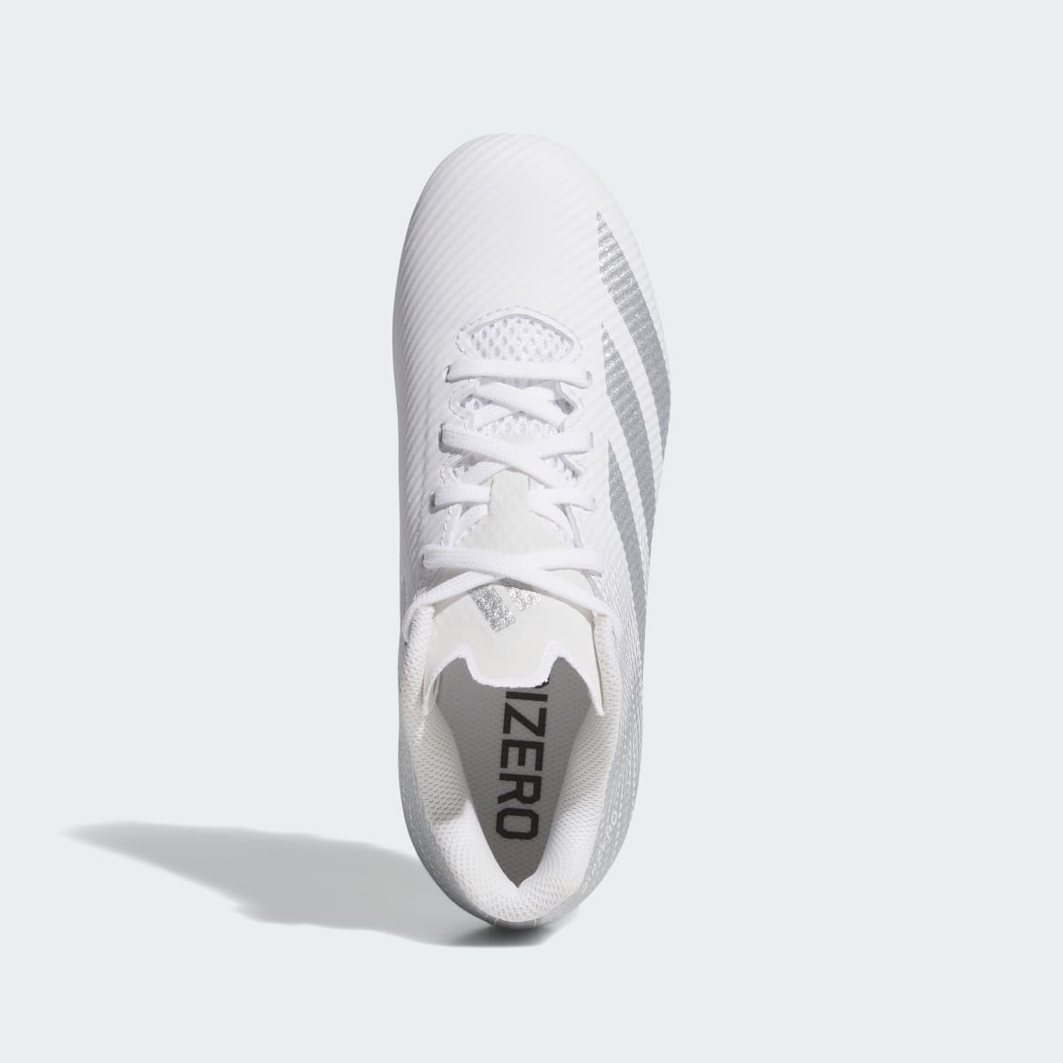 Adidas Kids' Adizero Electric.2 II Kids Football Cleats - Cloud White / Silver Metallic / Cloud White - Image 3