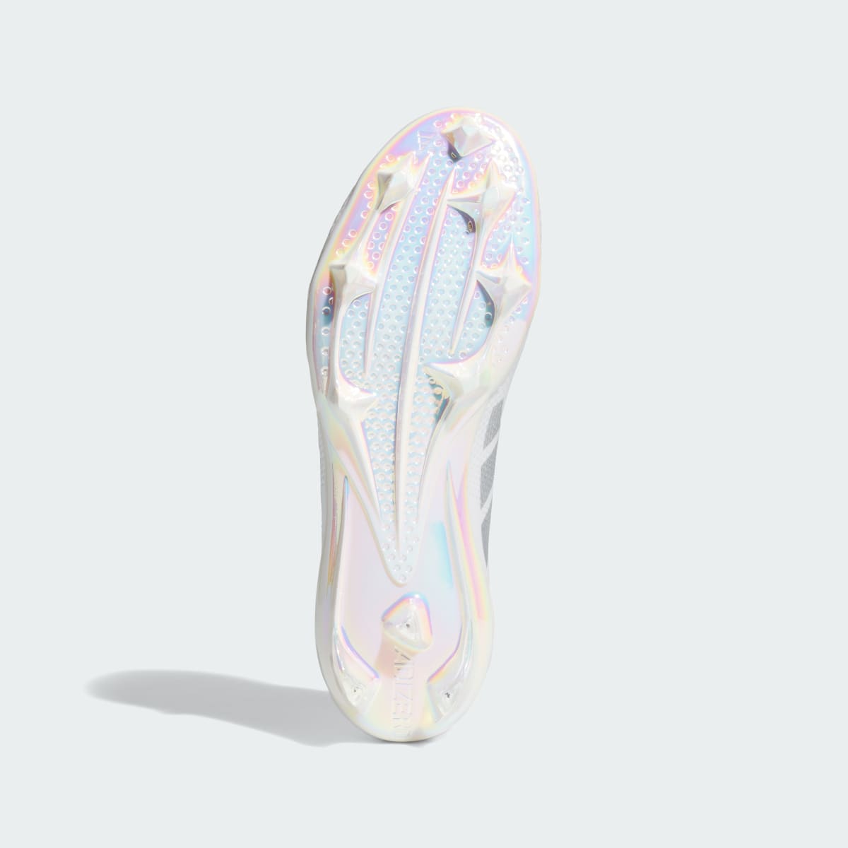 Adidas Men's Adizero Electric+ II Football Cleats - Cloud White / Cloud White / Silver Metallic - Image 3