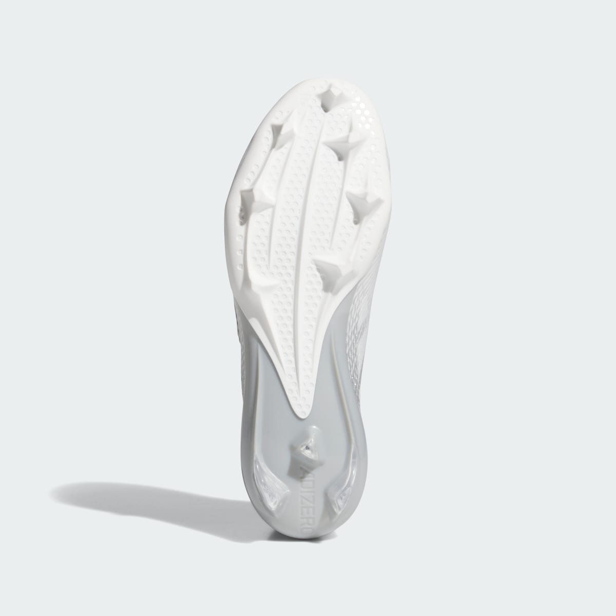 Adidas Women's Adizero Electric II Football Cleats - Cloud White / Silver Metallic / Cloud White - Image 3