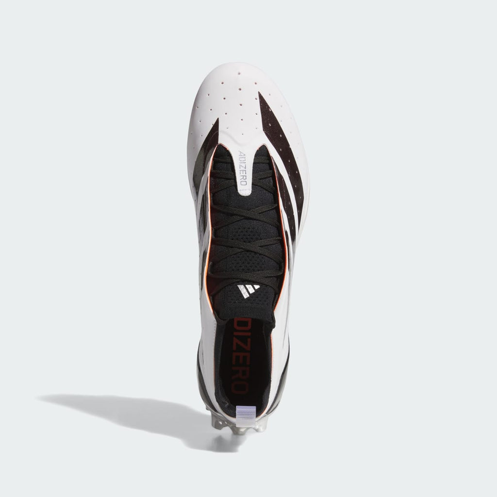 Adidas Men's Adizero Horizon Football Cleats - Cloud White / Core Black / Silver Metallic - Image 2