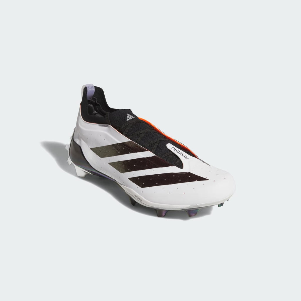 Adidas Men's Adizero Horizon Football Cleats - Cloud White / Core Black / Silver Metallic - Image 4