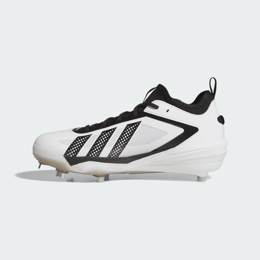 Adidas Men's Adizero Impact 3.0 BSB Cleats - Cloud White / Core Black / Core Black - Image 6