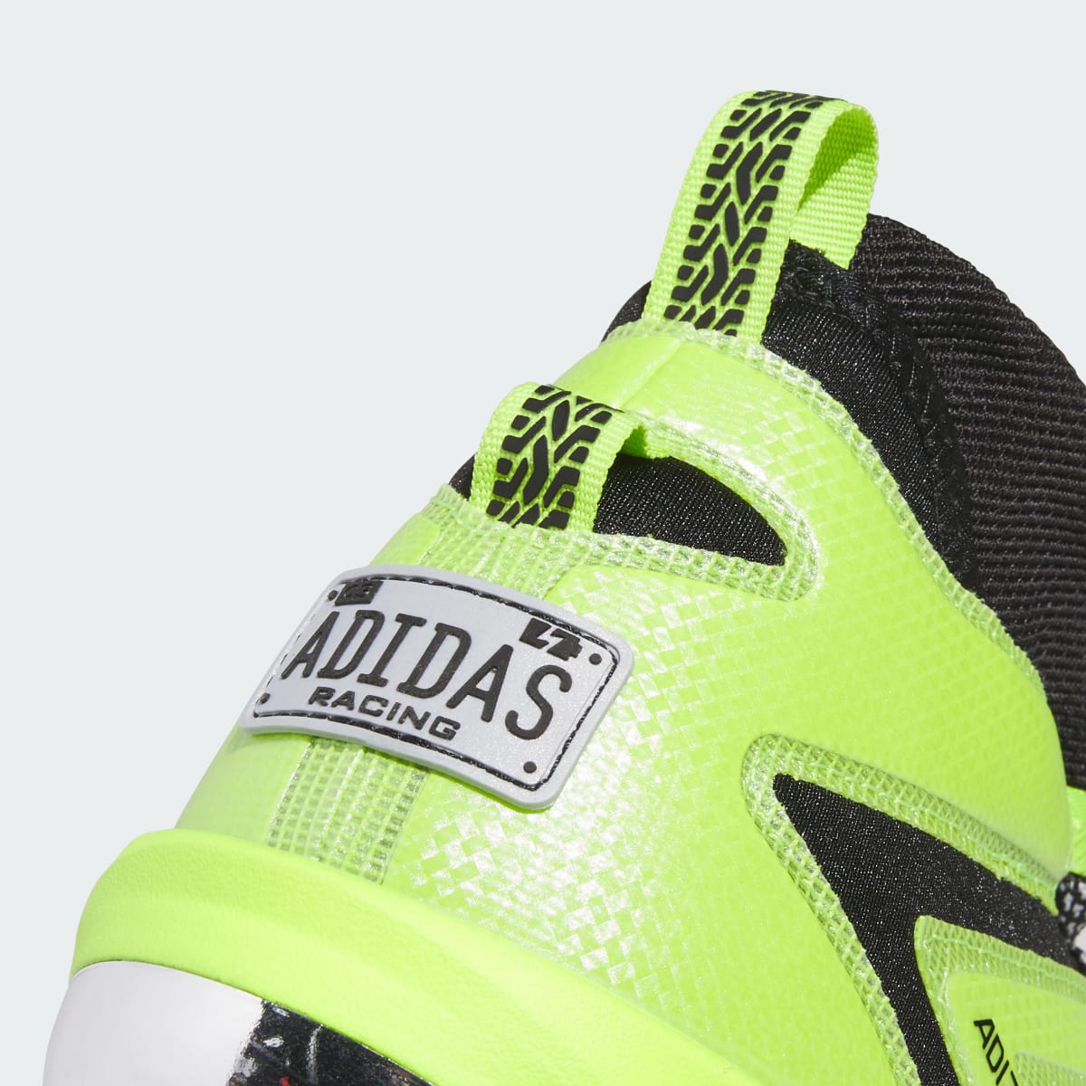 Adidas Men's Adizero Impact+ 3.0 Cleats Racing Team - Solar Slime / Silver Metallic / Core Black - Image 7