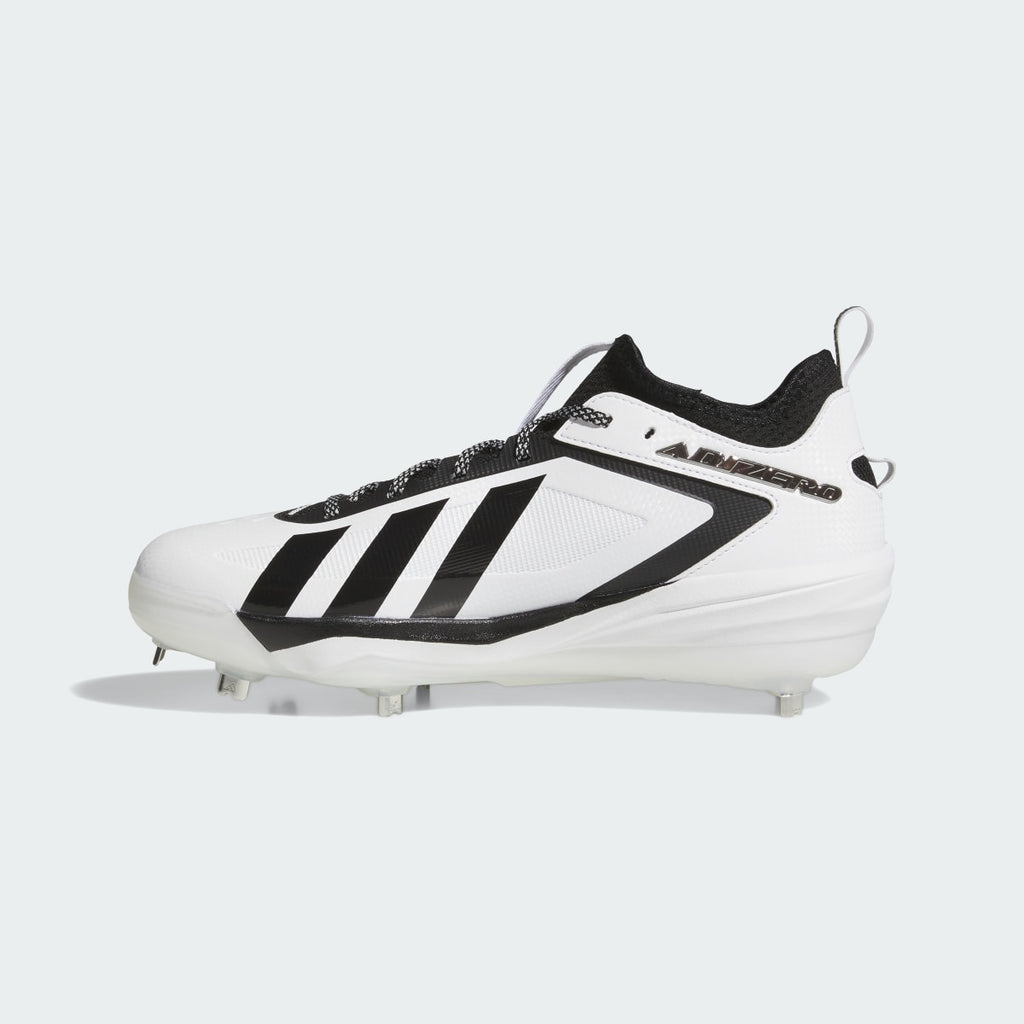 Adidas Men's Adizero Impact 3.0 Cleats Racing Team - Cloud White / Silver Metallic / Core Black - Image 6