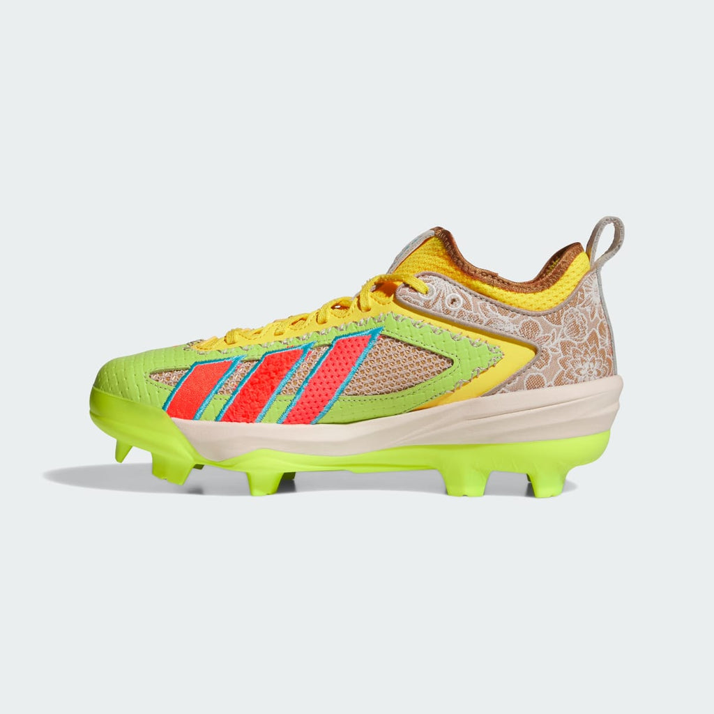 Adidas Men's Adizero Impact 3.0 TPU Somos Cleats - Solar Turbo / Semi Court Green / Khaki Three - Image 7