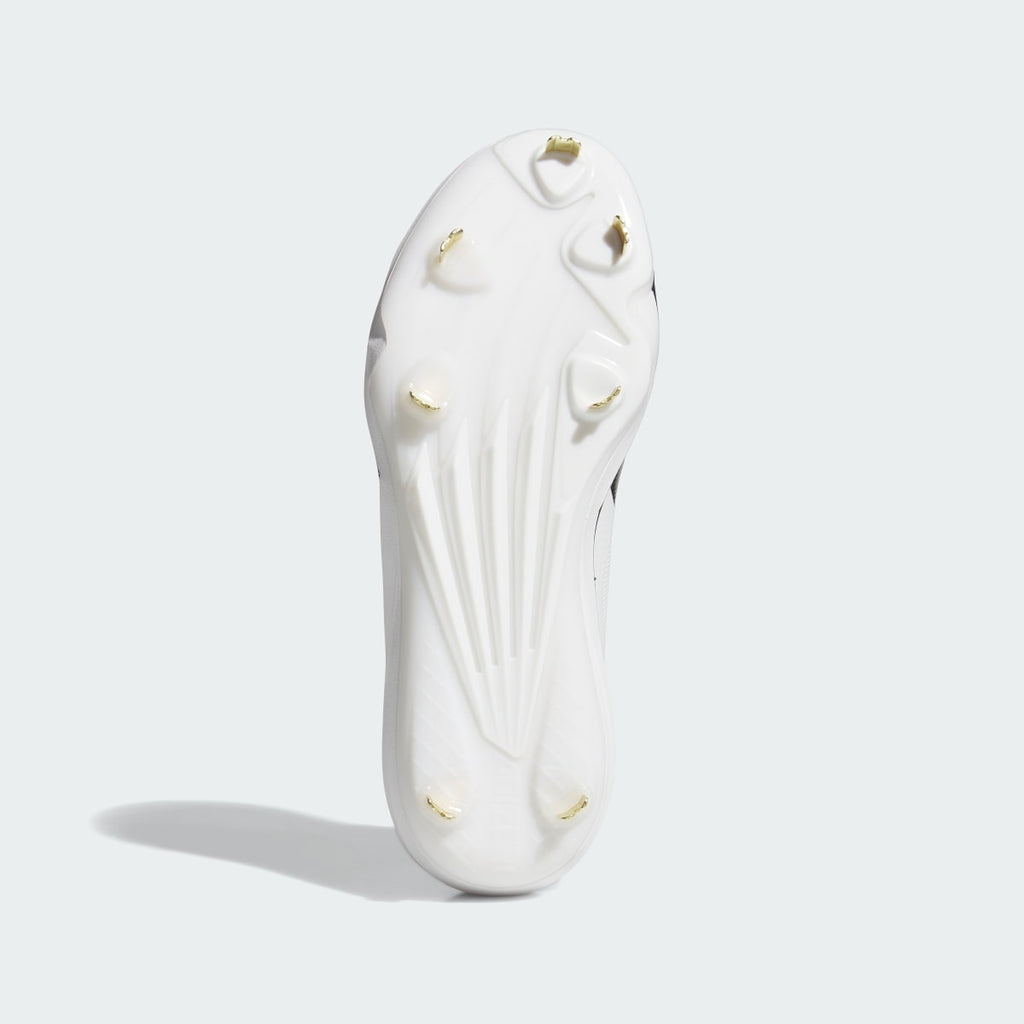 Adidas Men's Adizero Impact 3 Baseball Cleats - Cloud White / Gold Metallic / Core Black - Image 3