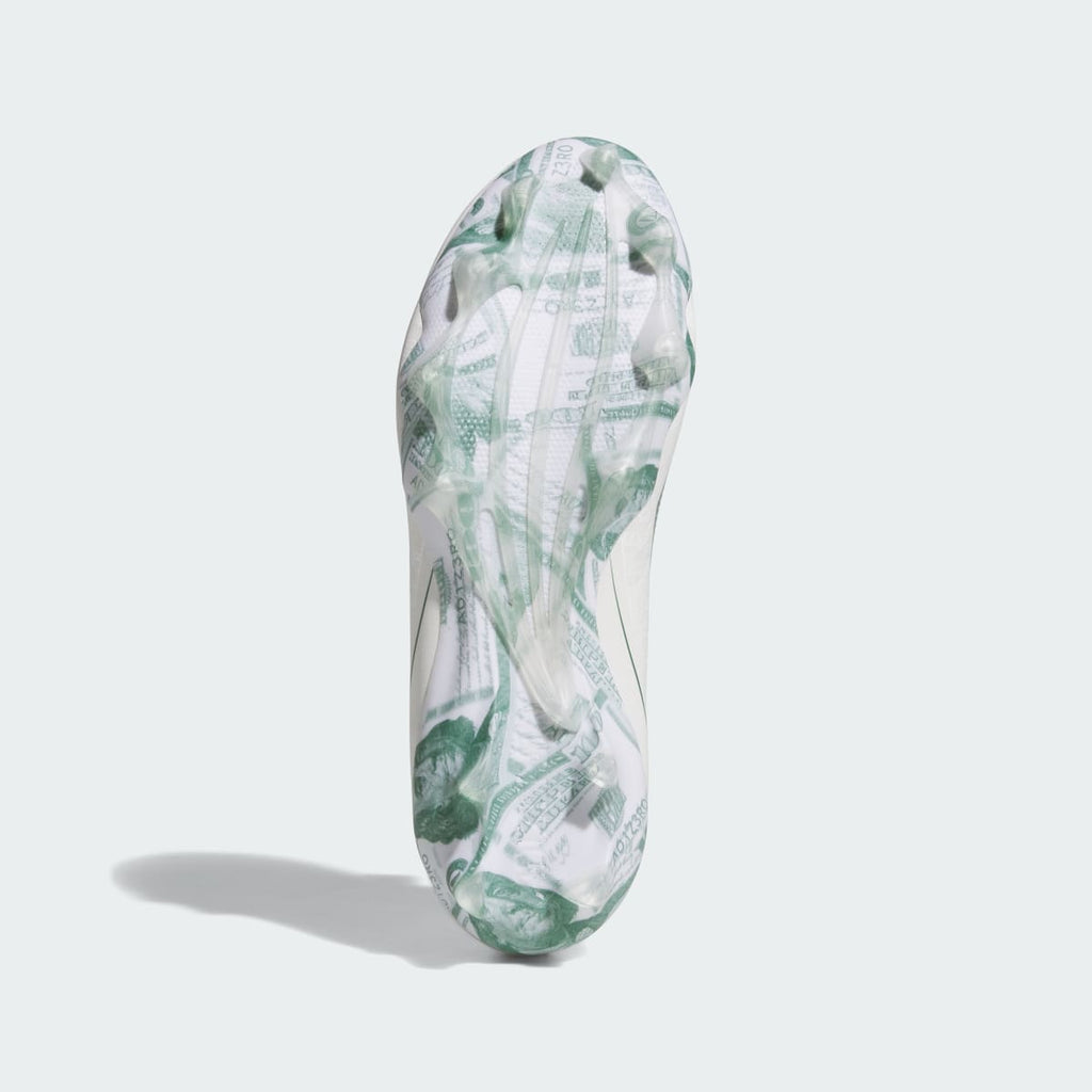 Adidas Women's Adizero Impact II Currency Neutral Football Cleats - Cloud White / Dark Green / Cloud White - Image 4
