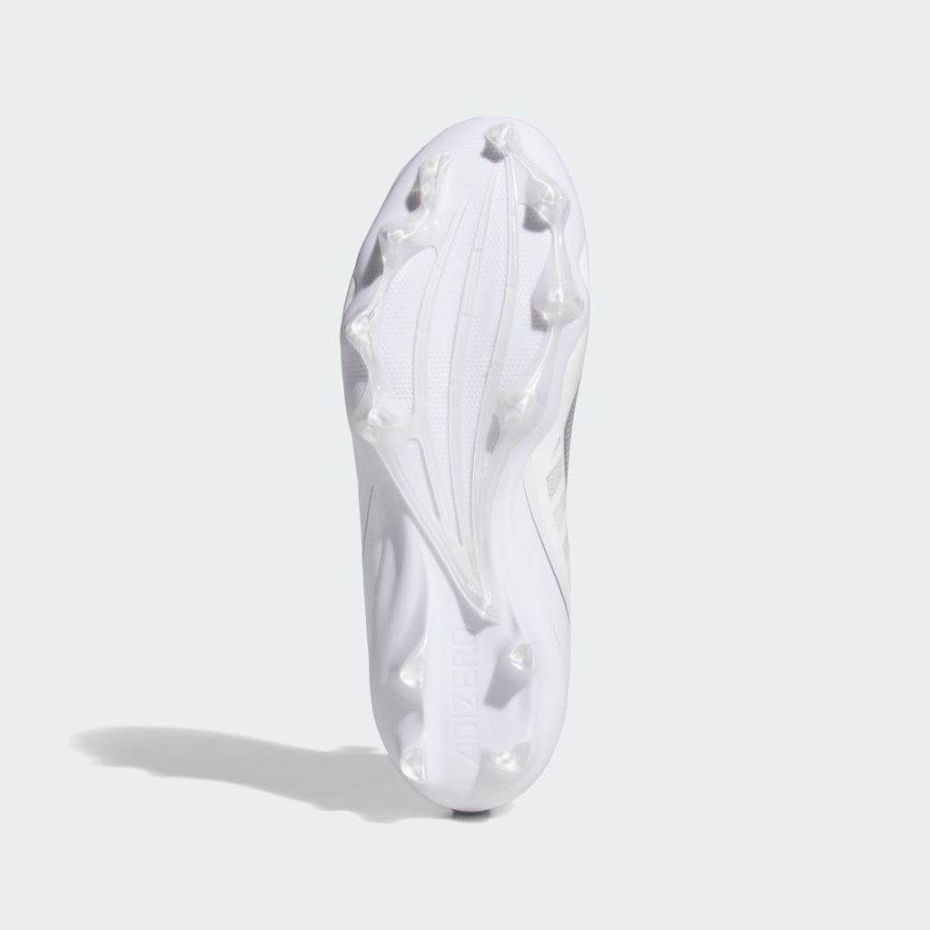 Adidas Women's Adizero Impact II Football Cleats - Cloud White / Silver Metallic / Cloud White - Image 3