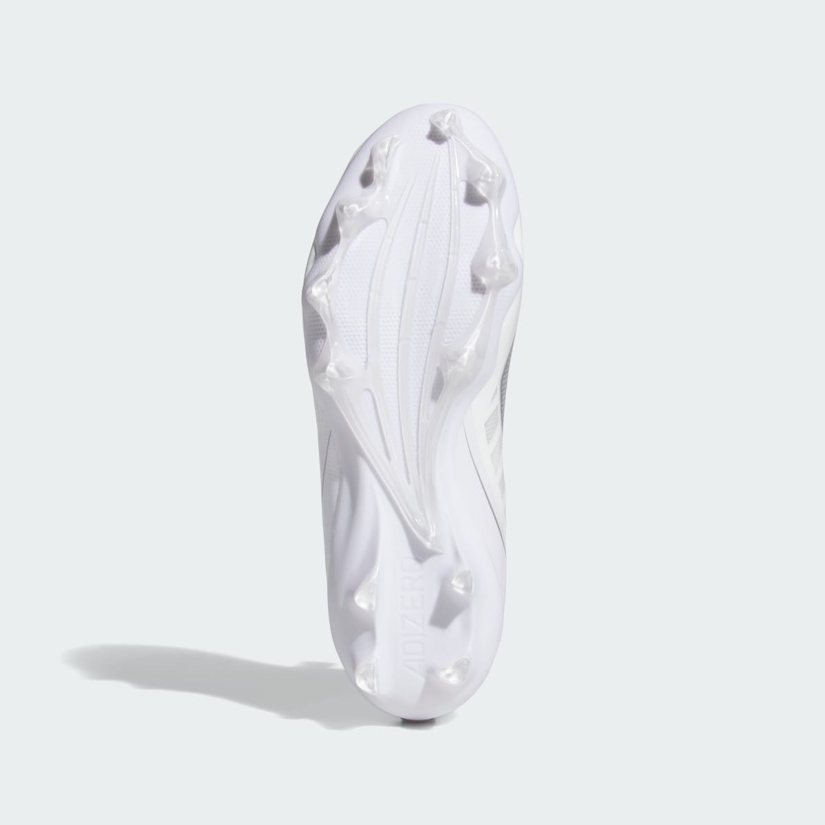 Adidas Women's Adizero Impact II Football Cleats - Cloud White / Silver Metallic / Cloud White - Image 3