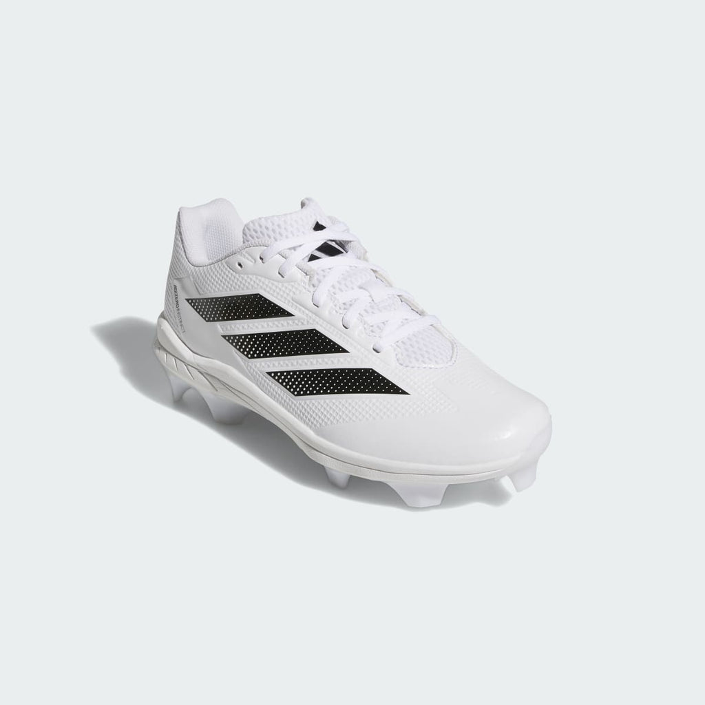 Adidas Men's Adizero Instinct 2.0 TPU Cleats - Cloud White / Core Black / Core Black - Image 4