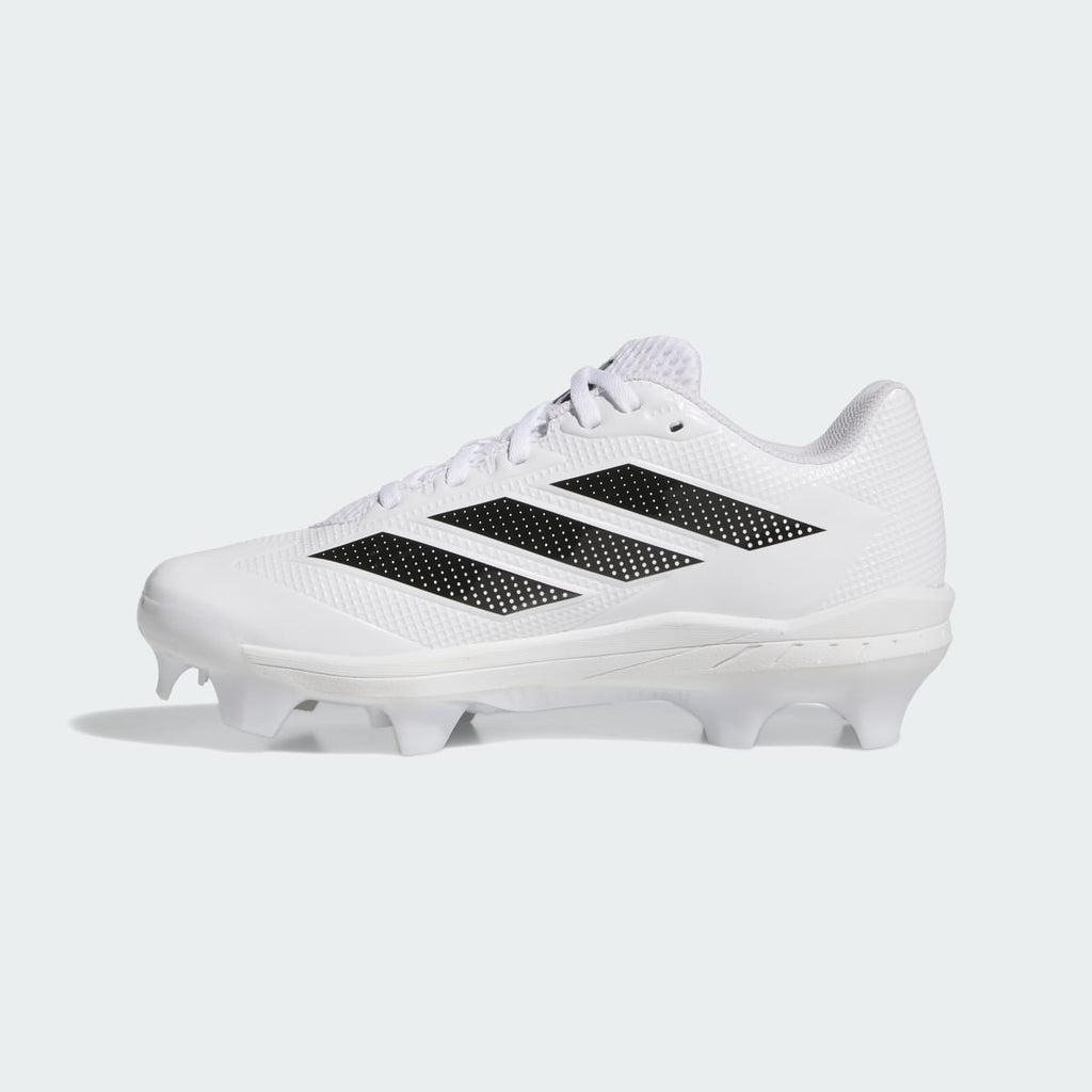 Adidas Women's Adizero Instinct 2.0 TPU Cleats - Cloud White / Core Black / Core Black - Image 6