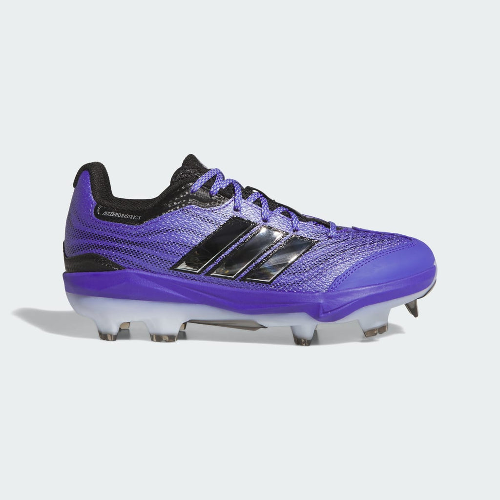 Adidas Women's Adizero Instinct 3.0 Cleats Racing Team - Solar Purple / Silver Metallic / Core Black - Image 1