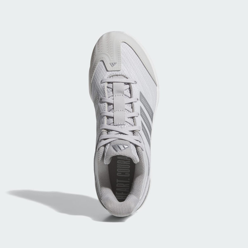 Adidas Women's Adizero Instinct 3.0 TPU Shoes - Team Light Grey / Silver Metallic / Team Mid Grey - Image 2