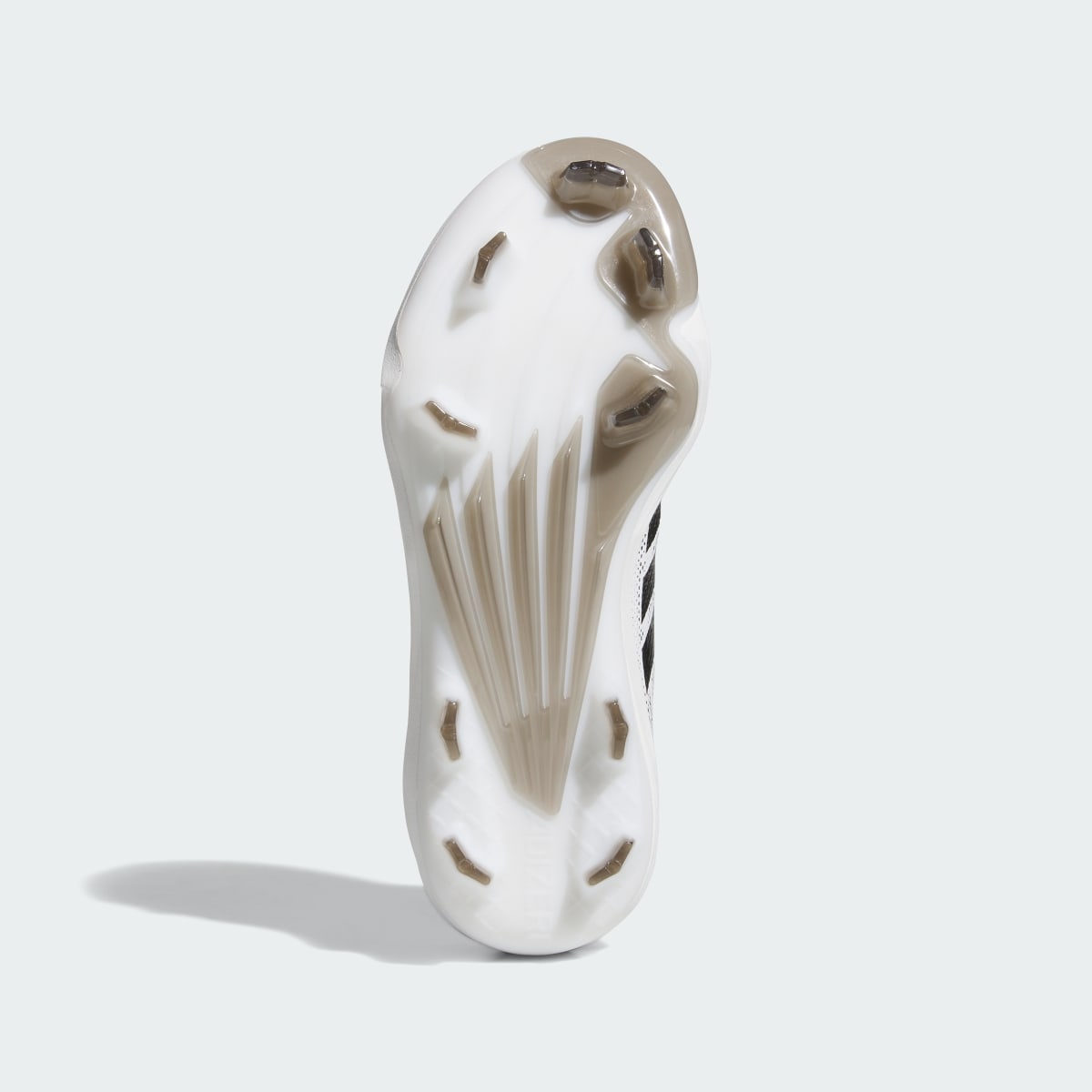Adidas Women's Adizero Instinct 3 Softball Cleats - Cloud White / Gold Metallic / Core Black - Image 3