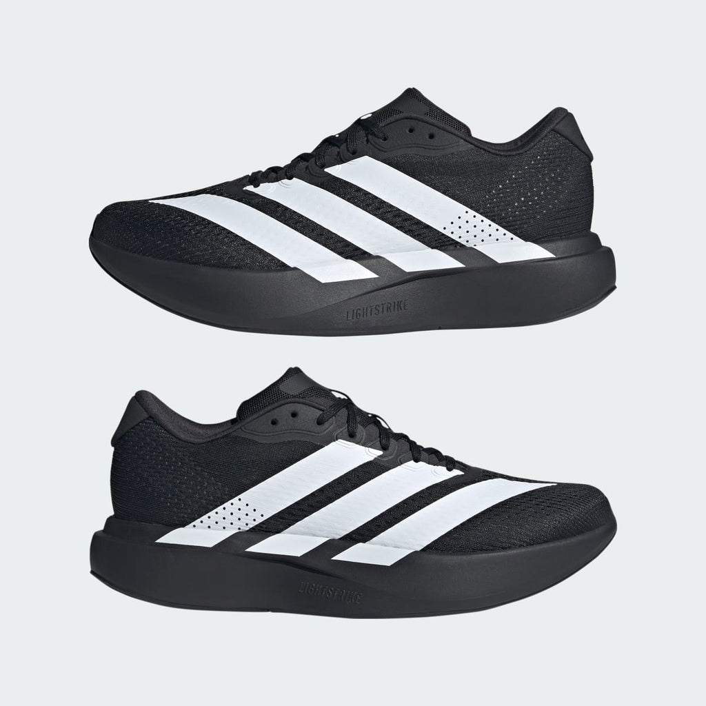 Adidas Men's Adizero Pacer Shoes - Core Black / Cloud White / Carbon - Image 7