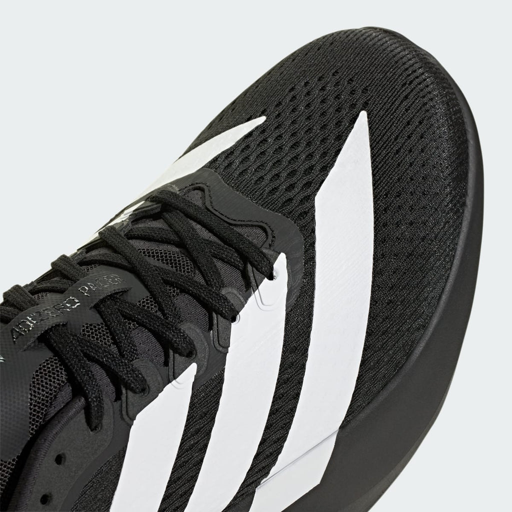 Adidas Men's Adizero Pacer Shoes - Core Black / Cloud White / Carbon - Image 8