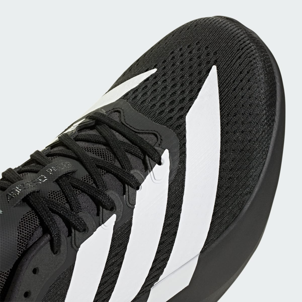 Adidas Men's Adizero Pacer Shoes - Core Black / Cloud White / Carbon - Image 8