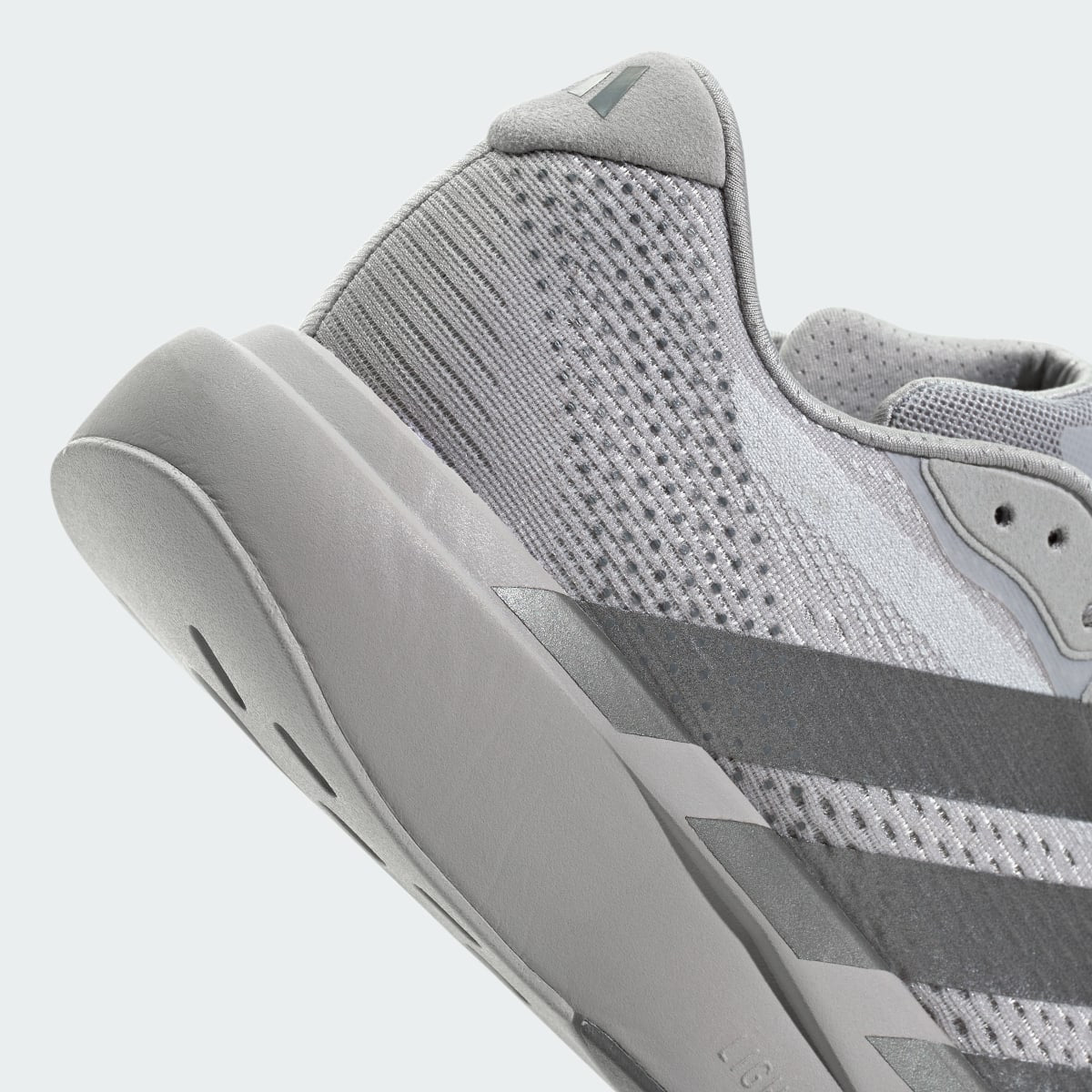 Adidas Men's Adizero Pacer Shoes - Grey Two / Iron Metallic / Grey Four - Image 12