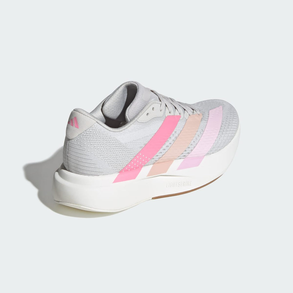 Adidas Women's Adizero Pacer Shoes - Grey One / Bliss Pink / Core White - Image 8