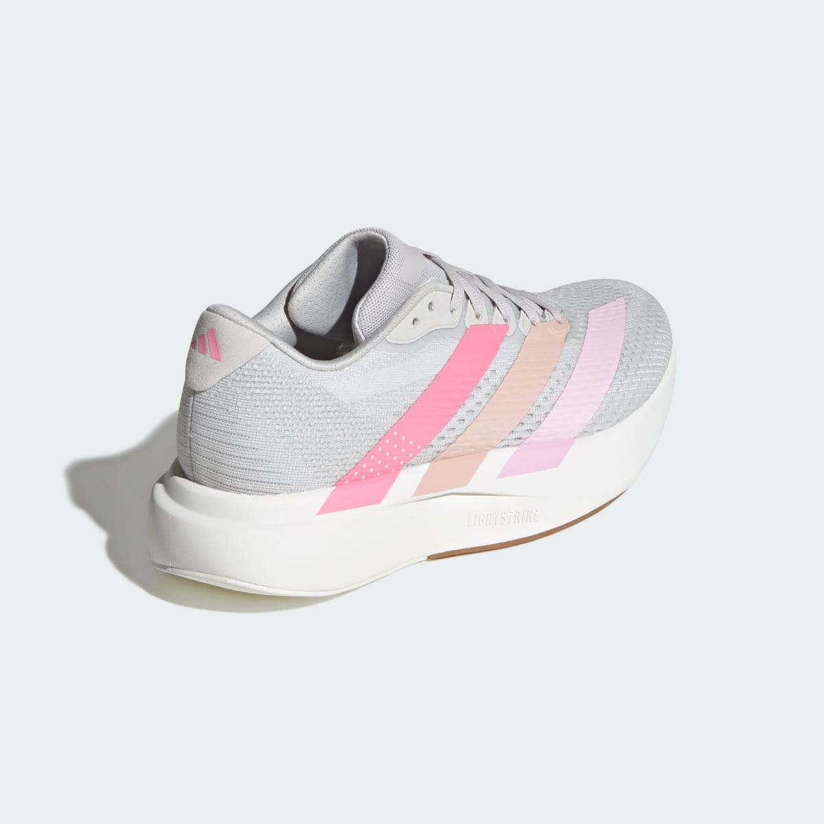 Adidas Women's Adizero Pacer Shoes - Grey One / Bliss Pink / Core White - Image 8