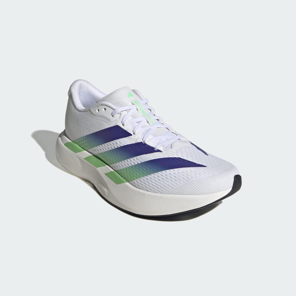 Adidas Men's Adizero Pacer Shoes - Cloud White / Beam Green / Night Flash - Image 4