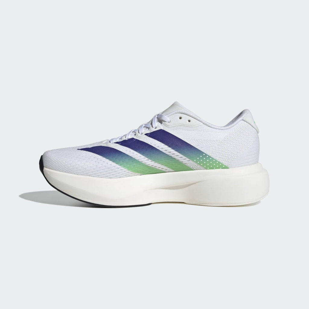 Adidas Men's Adizero Pacer Shoes - Cloud White / Beam Green / Night Flash - Image 6