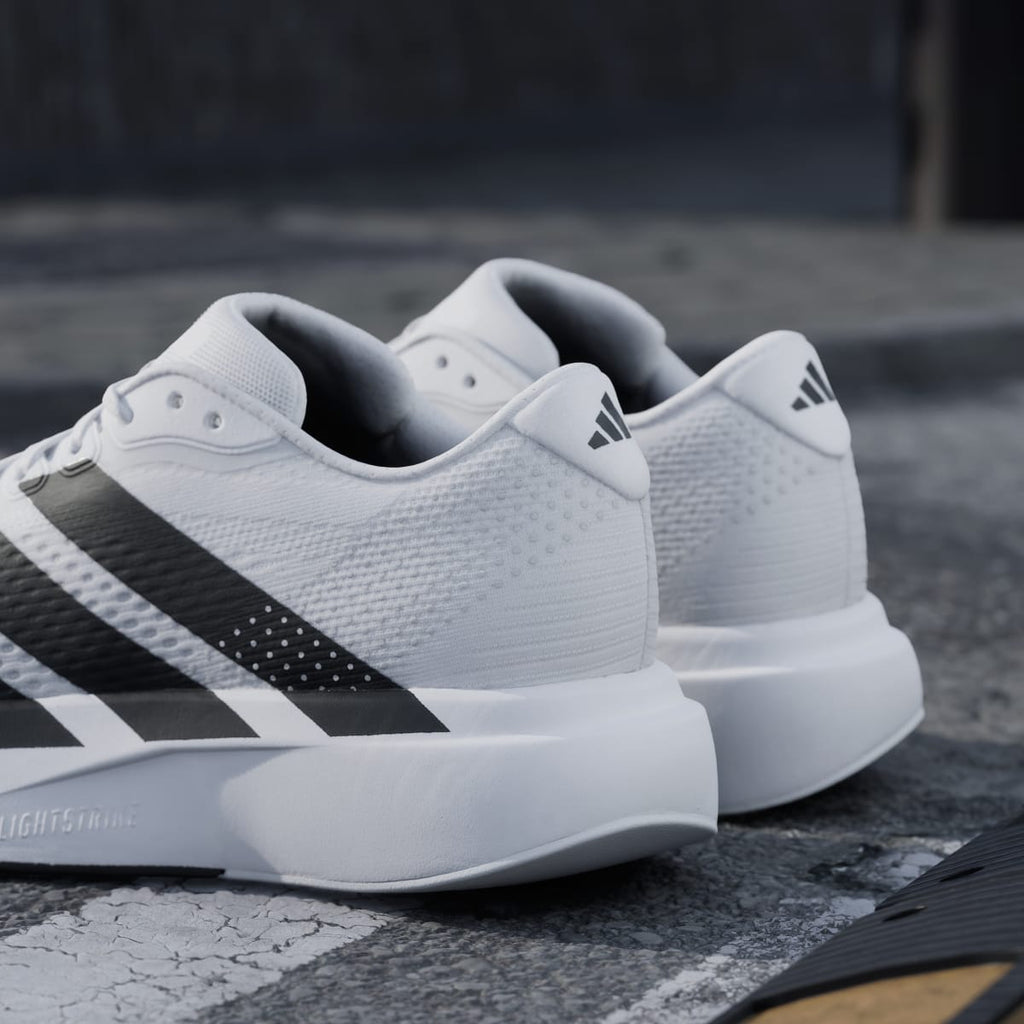 Adidas Men's Adizero Pacer Shoes - Cloud White / Core Black / Crystal White - Image 10