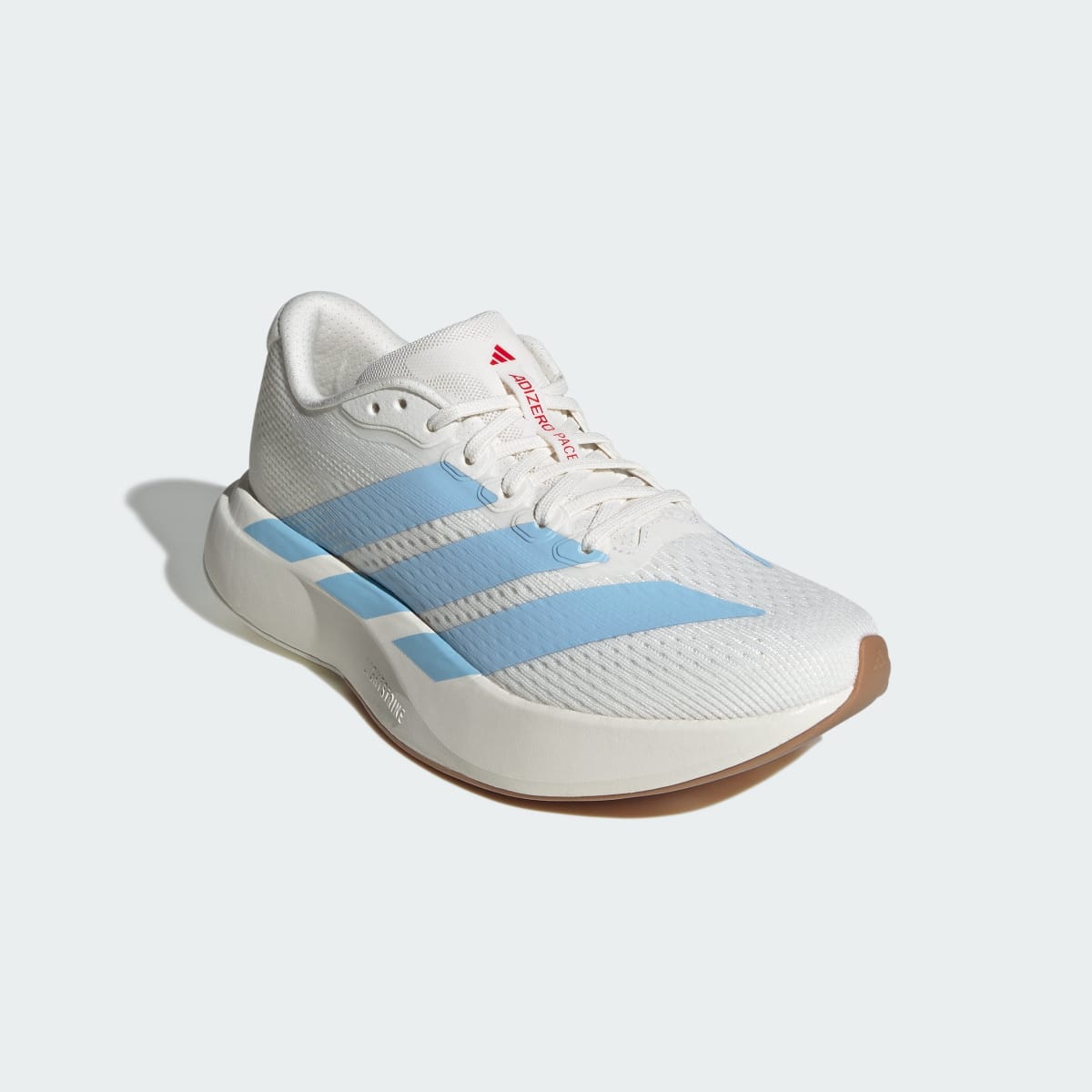 Adidas Women's Adizero Pacer Shoes - Core White / Clear Sky / Pure Ruby - Image 4