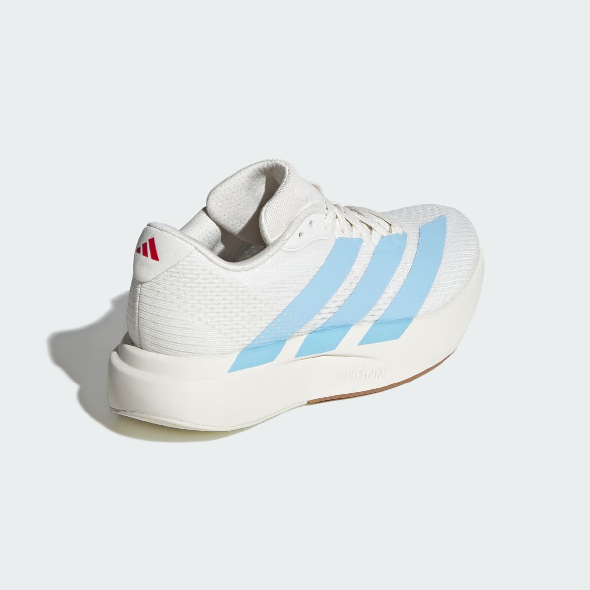 Adidas Women's Adizero Pacer Shoes - Core White / Clear Sky / Pure Ruby - Image 5