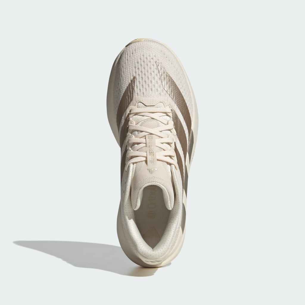 Adidas Women's Adizero Pacer Shoes - Wonder White / Cyber Metallic / Warm Vanilla - Image 2